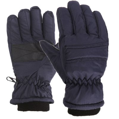 Kids Snow Gloves Winter Waterproof Ski Mittens Warm Thicken Breathable Windproof Gloves for Boys Girls Kids (Navy, 4-8 Years)