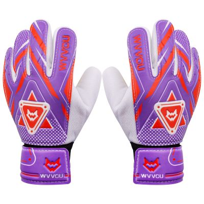WVVOU Goalkeeper Gloves for Kids Youth, Soccer Goalie Gloves with Double Protection, Anti-Slip Soccer Gloves, Super Grip