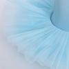 Ballet Leotards for Women Hard Organdy Platter Tutu Dance Leotards Adult Professional Swan Lake Ballerina Costume Gymnastics Spaghetti Shoulder Strap Bodysuit Classic Pancake Skirt Lake Blue Large view 4