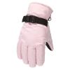 POLG Kids Winter Gloves Thermal Ski Gloves Waterproof Warm Snow Gloves Adjustable Windproof for Boys and Girls (White, 4-8 Years) view 2