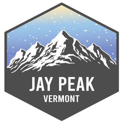 Jay Peak Vermont Ski Snowboard Adventures Souvenir 2 Inch Vinyl Decal Sticker Mountain Design