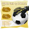 WVVOU Goalkeeper Gloves for Kids Youth, Soccer Goalie Gloves with Double Protection, Anti-Slip Soccer Gloves, Super Grip view 4