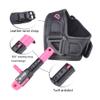 ZSHJGJR Archery Compound Bow Release Aids 360 Swivel Caliper Shooting Left & Right Hand Adjustable Black Wrist Strap (Pink) view 2