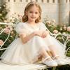 Otter MOMO Toddler/Little Girls Mary Jane Ballerina Flats Shoes Slip-on School Party White Dress Shoes Size 1 view 2