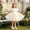 Otter MOMO Toddler/Little Girls Mary Jane Ballerina Flats Shoes Slip-on School Party White Dress Shoes Size 1 view 3