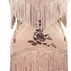 1920s Flapper Long Fringe Gatsby Roaring 20s Sequins Beaded Dress Vintage Art Deco Dress with 20s Accessories Set (XX-Large, Style L8 Gold) view 4