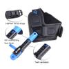 ZSHJGJR Archery Compound Bow Release Aids 360 Swivel Caliper Shooting Left & Right Hand Adjustable Black Wrist Strap (Blue) view 2