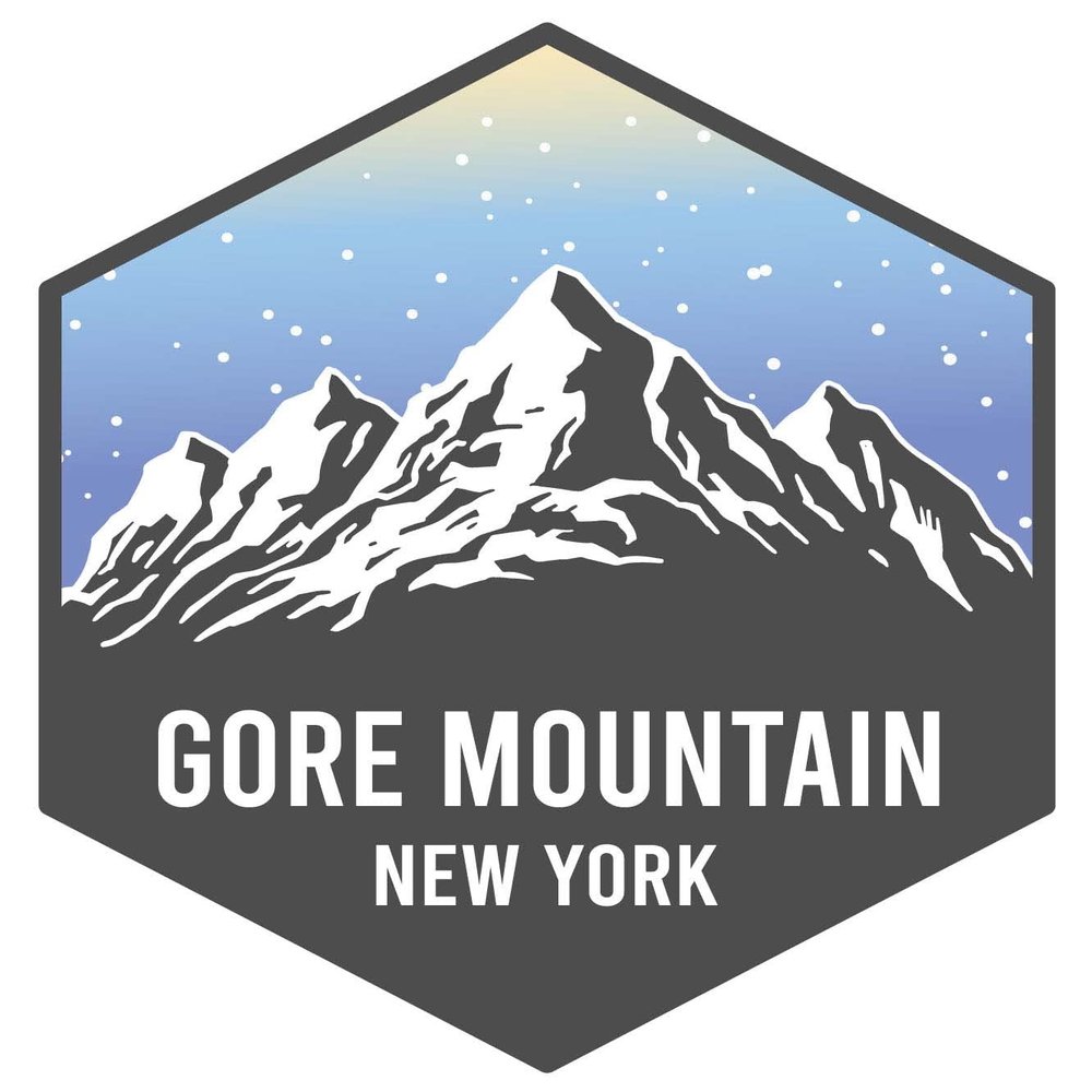Gore Mountain New York Ski Snowboard Adventures Souvenir 2 Inch Vinyl Decal Sticker Mountain Design