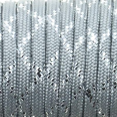 1pcs New Gold Silver Cord 550 Paracord Parachute Cord Lanyard Mil Spec Type III 7 Strand Core 100 FT (PFJ-14)