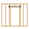 SELEWARE Fully Welded Heavy Duty Pull Up Bar Wall Mount Chin Up Bar for Doorway, Beam & Joist | Mounted Pull Up Bar with Resistance Band Hooks, Supports 440 lb Capacity view 4