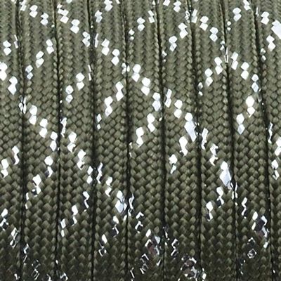 1pcs New Gold Silver Cord 550 Paracord Parachute Cord Lanyard Mil Spec Type III 7 Strand Core 100 FT (PFJ-4)