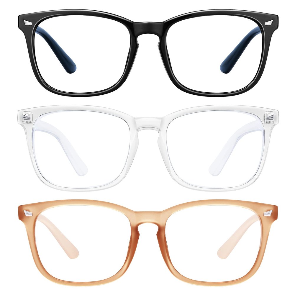 hunsquer Blue Light Glasses for Woman/Men Computer Blue Light Glasses