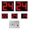 YZ 2 Pack Shot Clock Basketball with Control Panel, Portable Shot Clock Timer with 14/24/30/0-99 Seconds, with Loud Buzzer, for Outdoor Use view 1