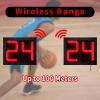 YZ 2 Pack Shot Clock Basketball with Control Panel, Portable Shot Clock Timer with 14/24/30/0-99 Seconds, with Loud Buzzer, for Outdoor Use view 2