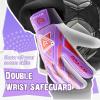 WVVOU Goalkeeper Gloves for Kids Youth, Soccer Goalie Gloves with Double Protection, Anti-Slip Soccer Gloves, Super Grip view 2