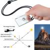 2 Pieces Signal Mirror Survival Camping Mirror 2 x 3 Inch Emergency Signaling PFD Rescue Whistle with 2 Pack Mini Compass for Hiking, Camping, Backpacking and Emergency Situations view 2