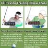 Golf Swing Training Elbow Brace, Straight and Turn Arm Golf Swing Trainer Golf Swing Trainer, Perfect for Amend Chicken Wings and Correction Brace of Golf Swing view 2
