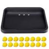 CHAMPKEY Heavy Duty Rubber Golf Ball Tray with 16 Foam Golf Balls | Excellent Durability and Stability for Indoor and Outdoor Training view 1
