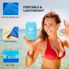 WIWIGO Beach Blanket Waterproof Sandproof Beach Mat 79" X 83"/10'x9'for 2-8 Adults Quick Drying Outdoor Picnic Mat Beach Accessories for Travel, Camping, Hiking view 2