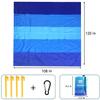 WIWIGO Beach Blanket, Sandproof Beach Mat 120in X 108in for 2-8 Adults Waterproof Quick Drying Outdoor Picnic Mat for Travel, Camping, Hiking view 2