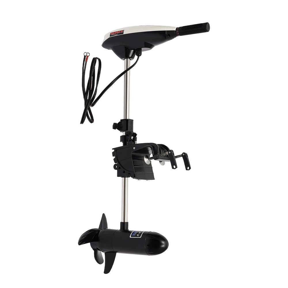 660W Outboard Boat Motors, Electric Thrust Trolling Motor Heavy Duty Kayak Trolling Motor Boat Engine Motor 12V Fishing Boat Engine 1420R/Min,6-8km/h