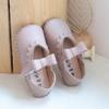 GEZHEN Children's Doudou Shoes Toddler Retro Soft-Soled Classic Bow Leather Mary Janes Girls Infant Princess Shoe (Pink, 2.5-3Years) view 3