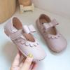 GEZHEN Children's Doudou Shoes Toddler Retro Soft-Soled Classic Bow Leather Mary Janes Girls Infant Princess Shoe (Pink, 2.5-3Years) view 4