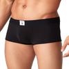 TAUWELL Mens Low Rise Sexy Solid Color Modal Boxer Briefs 22201 Black L(31-33) view 1