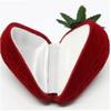 1 Pcs Ring Storage Case New Strawberry Form Ring Storage Case Jewelry Box Ring Protector Flocking Gift Box view 4