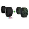 ALIEN PROS (Set of 4 Black & Cubic Mix Bike Handlebar Tape - Wrap Your Bike for an Awesome Comfortable Ride view 1