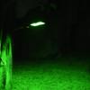 Hog Light, Solar Green Lights for Hunting Deer Hog Pig Activated Feeder Accessories Night Reaction Motion Lamp Eq300W Trapping Kit Wildlife Outdoor Cordless Lighting with Remote view 2