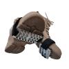 Ice Traction Cleats Walk Traction Cleats 26 Spikes No-Skid Durable Snow Boots Shoe Cover Winter Ice Gripper Ice Cleats Crampons for Climbing Hiking Boots Outdoor Black view 3
