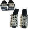 Ice Traction Cleats Walk Traction Cleats 26 Spikes No-Skid Durable Snow Boots Shoe Cover Winter Ice Gripper Ice Cleats Crampons for Climbing Hiking Boots Outdoor Black view 4