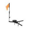 Ice Fishing Tip Up, Ice Fishing Pole Flag with Reel Triangle Base Foldable Winter Rod Flag Pole Accessories Tip Ups view 3