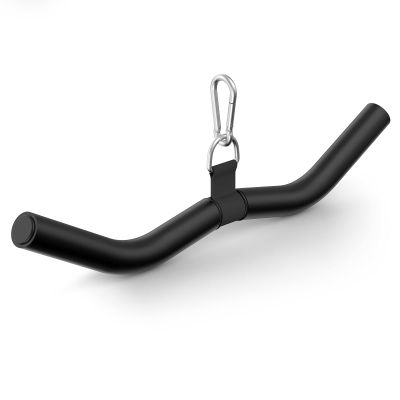 19 LAT Pull Down Bar Attachments, Cable Attachments for Gym, LAT Pullown Bar for Cable Machine Attachment, LAT Bars with Rubber Handgrips for Home Gym Training Tricep Back Muscles