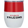 Logo Brands 602-S16CB-11: Atlanta Falcons 16oz Colorblock Stainless Curved Beverage view 2