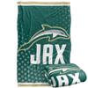 Jacksonville University Dolphins Blanket, 36"x58" Logo Dots, Silky Touch Super Soft Throw view 1