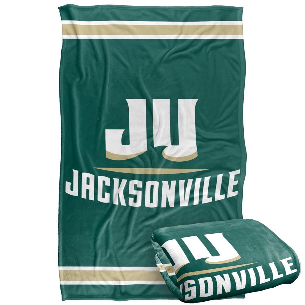 Jacksonville University Dolphins Blanket, 36"x58" Primary Logo, Silky Touch Super Soft Throw