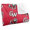 Gardner-Webb University Runnin' Bulldogs Blanket, 50"x60", Logo Pattern, Silky Touch Super Soft Throw view 3