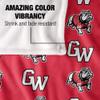 Gardner-Webb University Runnin' Bulldogs Blanket, 50"x60", Logo Pattern, Silky Touch Super Soft Throw view 4