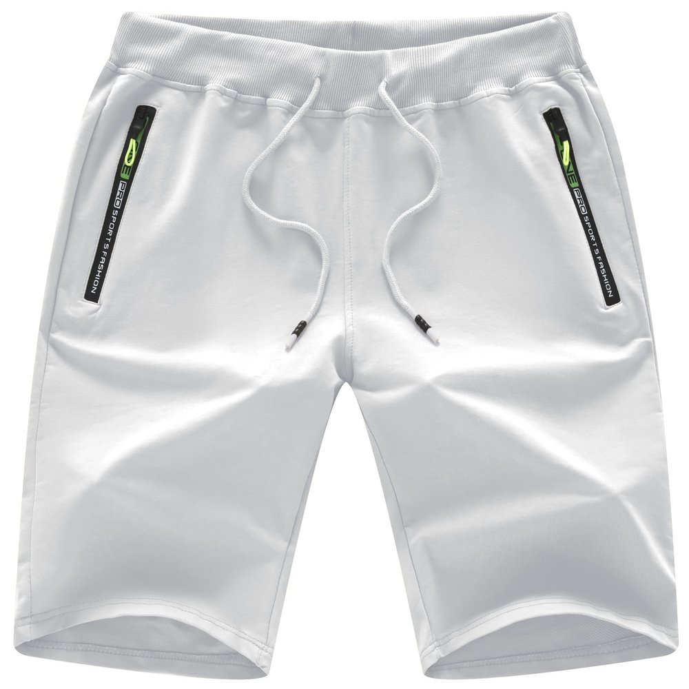 Chrisuno Shorts Men Cargo para Hombre Sweat Off-White XX-Large