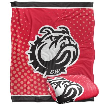 Gardner-Webb University Runnin' Bulldogs Blanket, 50"x60", Logo Dots, Silky Touch Super Soft Throw