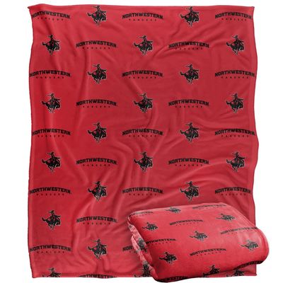 Northwestern Oklahoma State University Rangers Blanket, 50"x60", Logo Pattern, Silky Touch Super Soft Throw