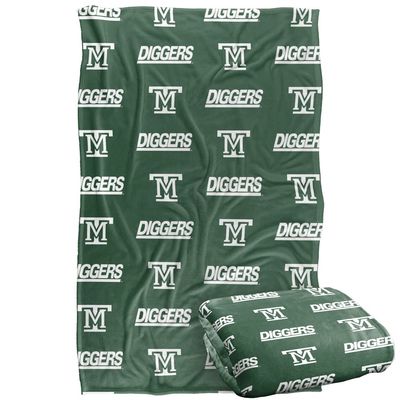 Montana Tech University Orediggers Blanket, 36"x58" Logo Pattern, Silky Touch Super Soft Throw