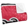 Gardner-Webb University Runnin' Bulldogs Blanket, 36"x58" Logo Dots, Silky Touch Super Soft Throw view 3