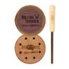 Rolling Thunder Terence Williamson Signature Turkey Crystal Pot Call with Two-Piece Straight Tip Diamondwood Striker view 1
