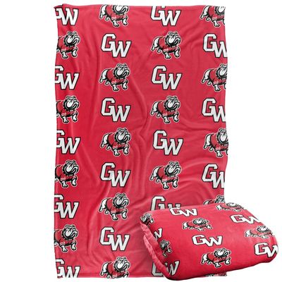 Gardner-Webb University Runnin' Bulldogs Blanket, 36"x58" Logo Pattern, Silky Touch Super Soft Throw