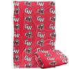 Gardner-Webb University Runnin' Bulldogs Blanket, 36"x58" Logo Pattern, Silky Touch Super Soft Throw view 1