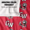 Gardner-Webb University Runnin' Bulldogs Blanket, 36"x58" Logo Pattern, Silky Touch Super Soft Throw view 4
