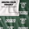 Montana Tech University Orediggers Blanket, 50"x60", Logo Pattern, Silky Touch Super Soft Throw view 4